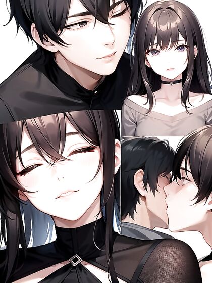 Intimate Moments - Boy 18+ and Girl 18+ Lost in Pleasure with Eyes Closed Hentai AI Porn