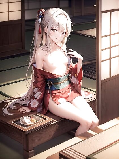 Detailed 18+ Hentai Porn Image with Intense Sit-Down Action