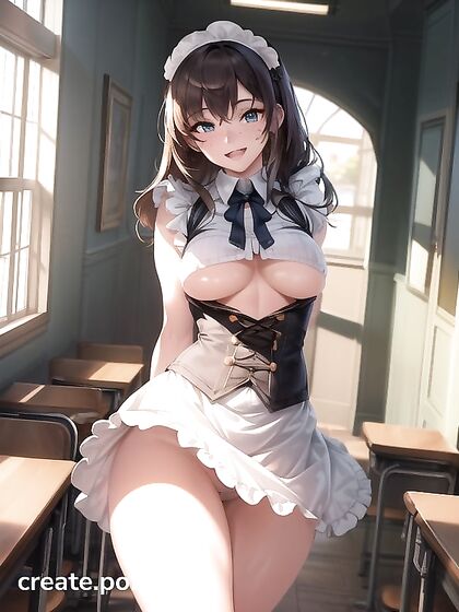 Classroom Fantasy - Dark Brown Beauty Takes Control