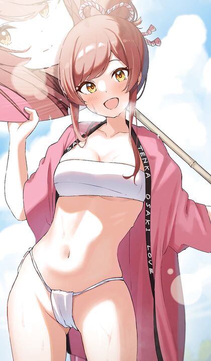 DamnnNNice Tits n Ass in Skimpy Lace Panties - HENTAI XXX Pic