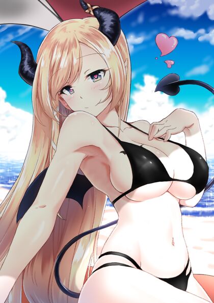 Hella Hot Hentaix Beach Babe Sucking on Some Sweet Cocoa - XXX Pic