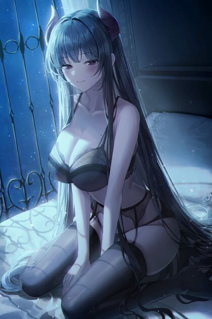 Horny as Fuck Midsummer Night Henta-Pic of Hot Bitch Succubus Slaying Some Dicks