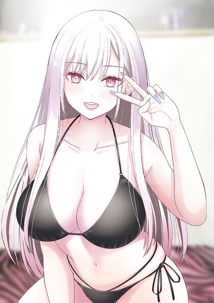 Pic of Chick Flashin Peace sign Pussy Lips & Hunt for XXX Scenes