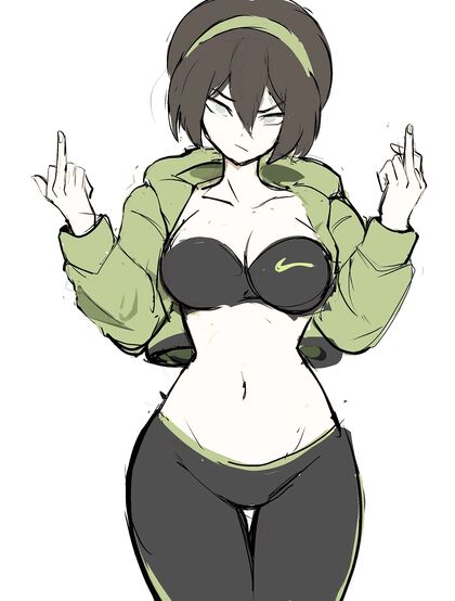 Holy Shitting Bricks! Hentaified Adulthood Pic of Top-Heavy Babe