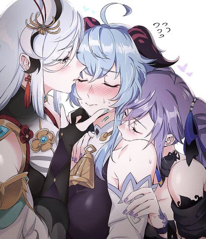 Horny AF Shenghu & Keke Get It On With Poor SlobGan!