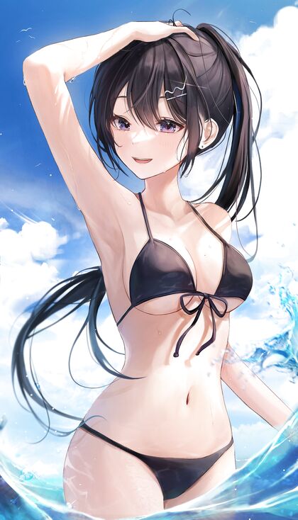 This Hottie in Black Bizness Can Never Fail - Get Your Eyes on This XXX Pic!