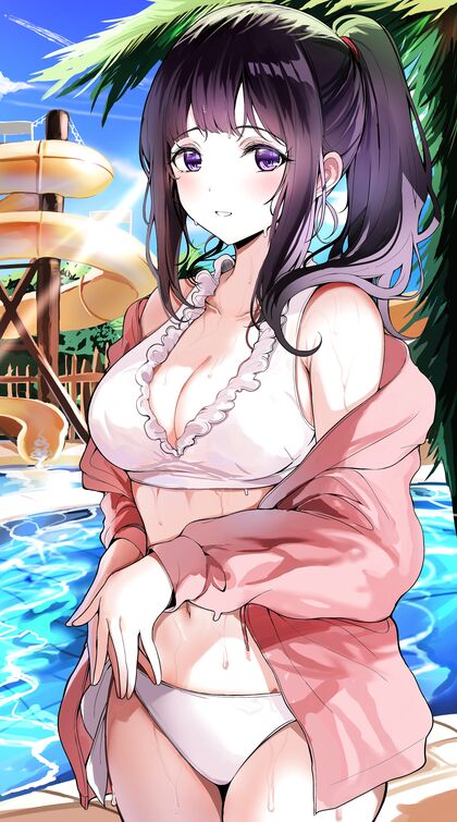 Dripping wet hottie Chita gets dicked down by her poolside papi in steamy XXX action!