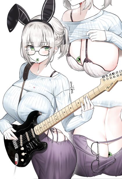 Horny Hare Plays XXX Tunes on His Strings - PIC INSIDE!