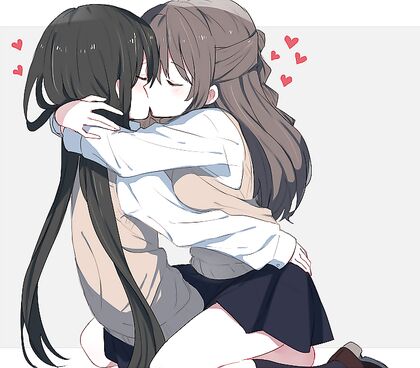 Pic of Hotties Getting It On - Steamy Makeout Session With Tongue Action