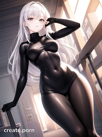 Small-Ass Beauty in Form-Fitting Outfit Tempts with Views in Hentai Bliss