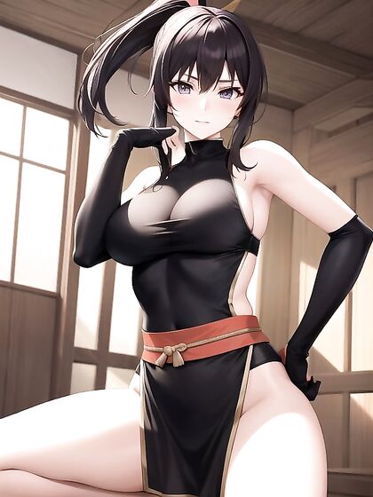 Okatsu the Kunoichi Seduces in Steamy Hentai AI Image