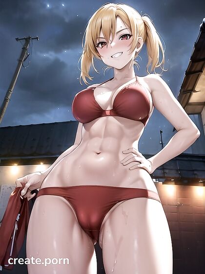 Blonde Beauty Takes It From Behind in Steamy Hentai AI Image