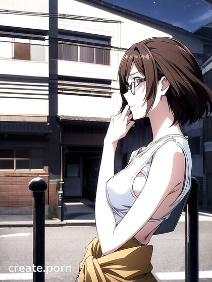 Brunette withBrown Eyes Seduces inMind-Bending Hentai AI Image