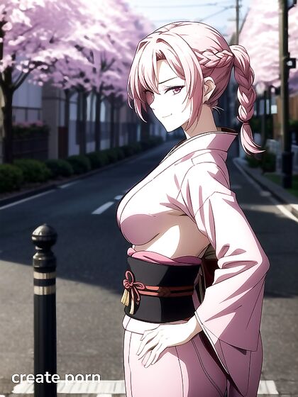 Fit 18-Year-Old with Perky Breasts in Seductive Hentai AI Image