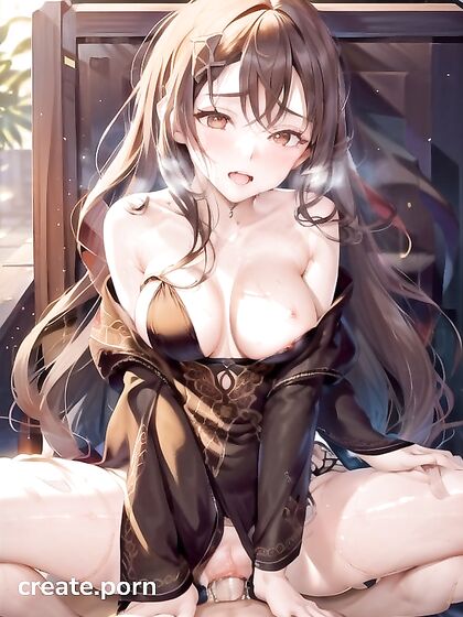 Plump-Assed Beauty Rides the Couch in Steamy Hentai AI Image