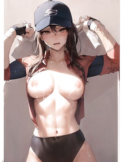Baseball Babe with Big Tits Teased in Seductive Outfit