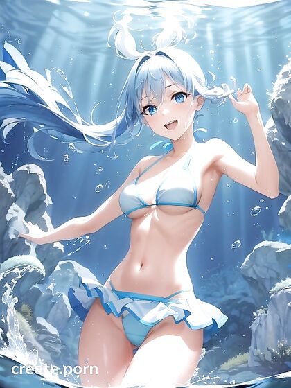 Fooling Around with Small Breasts in High-Res Hentai AI Image