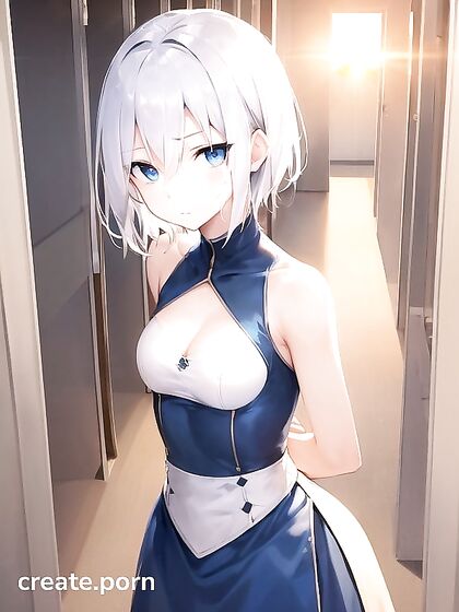 Sunny's Changing Room Seduction - A Front Row Seat to Her Hentai Delights