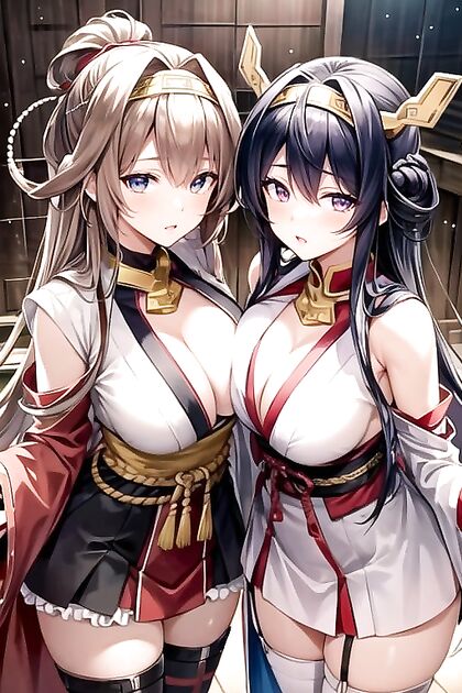 Kongou Gives Intense Pussy and Blowjob Action in Hentai AI Porn