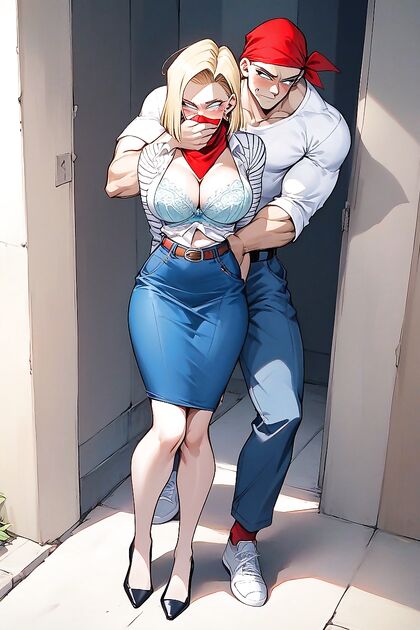 Chloroforming Fantasy - Full Body Pleasure in a Lacy Bra Hentai AI Image