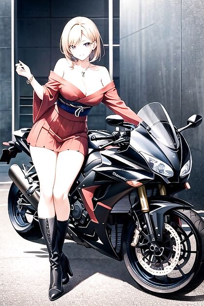 Beautiful Girl 18+s in Voluminous White Skirts and Black Boots Seduce in Hentai AI