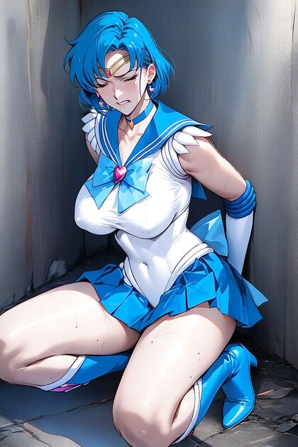 MILF With Big Breasts Defeated by Enemies in Intense Hentai AI Image