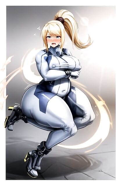 Very Plump Woman Rips Clothes in Tearful Happiness during Hentai AI Sex Image