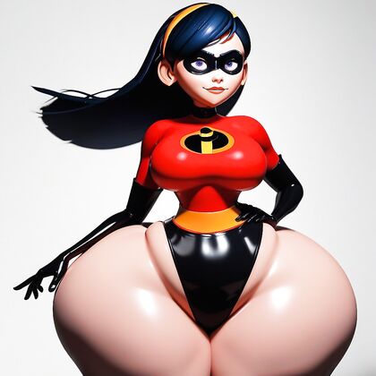 Big-Assed BBW with Small Breasts inMind-Blowing Hentai AI Image