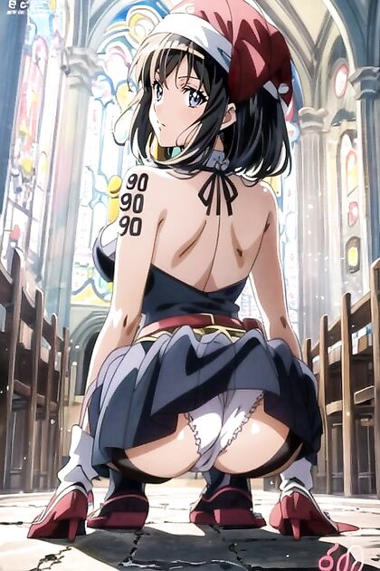 Church Mag Page - Wet Pussy in Steamy Hentai AI Image