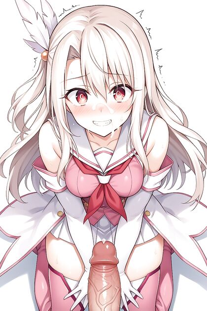 Veiny Dick and Feathered Hair in Watery Eye Hentai AI Image