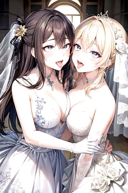 Two People Enjoying Intense Ahegao Action in Redhead Hentai Hentai AI Image