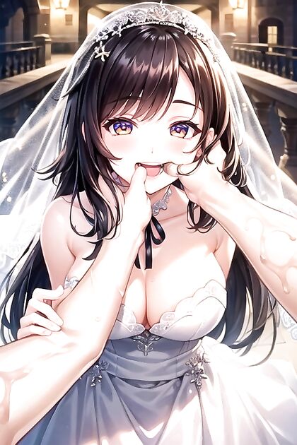 Redheaded Bride Choked into Ecstasy inSTEAMY Hentai AI Image