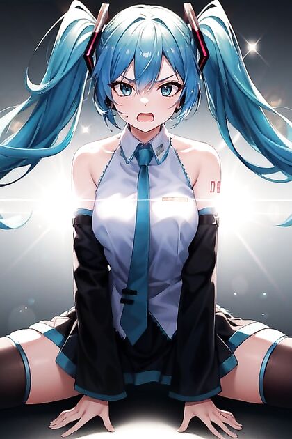 Shocked Ultra-Detailed Splits in Hentai AI Porn