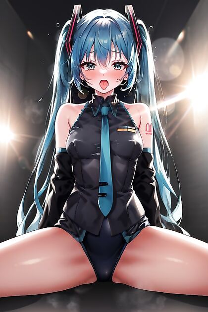 Embarrassed Splits in Hypnotic Hentai AI Image