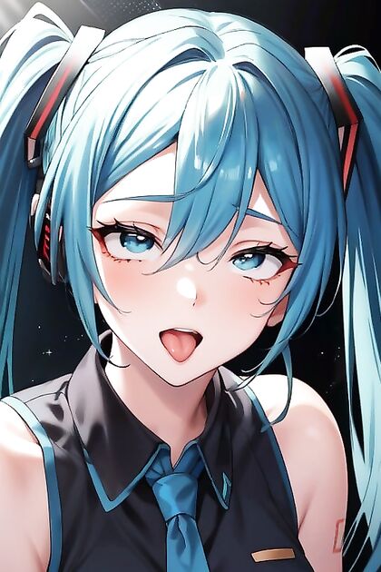 Hatsune Miku’s Ultra-Detailed Ahoge Moments in Mind-Blowing Hentai Hentai AI Image
