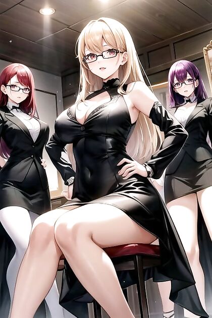 Sumire Yoshizawa Puts Hands on Hips for Blazing Blonde Hentai AI Image