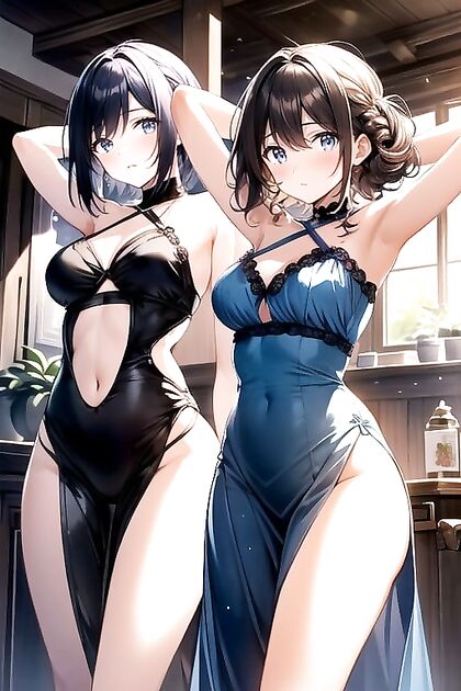 Afro Blue Hour Two People Hentai AIErotic Adventures