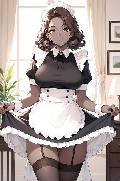 Black-Haired Beauty Dominates in Seated Hentai Pleasure