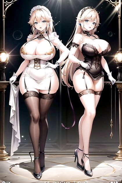 Big Ass and Beautiful Legs in Full Body Hentai AI Image