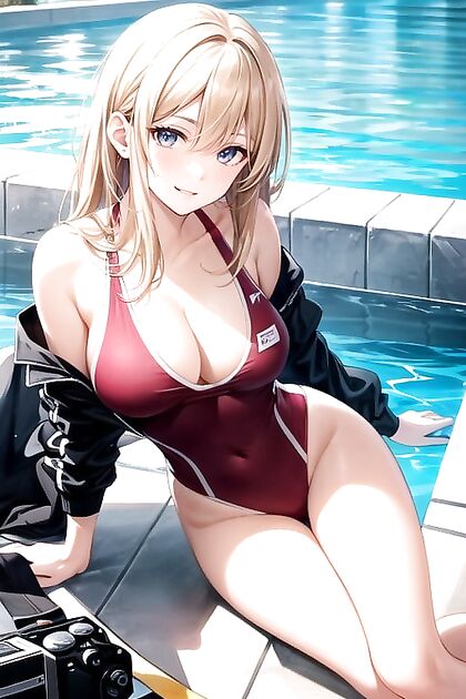 Stunning Professional Photos - Legs Spread Wide in Raw Hentai AI Image
