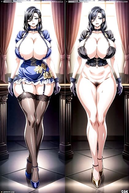 Nico Robin's Strong Legs and Seductive Blue Eyes in hentai AI Porn