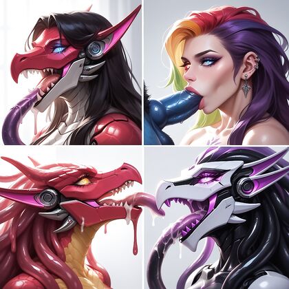 Close-Up hentai Hentai AI Image With Scaly Legs and Feet on Robotic Futanari