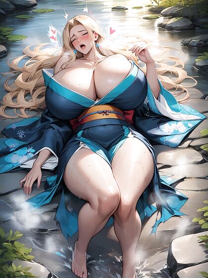 Blonde Beauty with Long Hair Takes On Full-Sized Action in Motion-Filled Hentai AI Porn