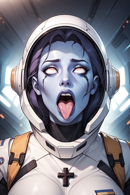 Captured by Alien Monster in Space Suit for Intense Hentai Pleasure aboard Spaceship