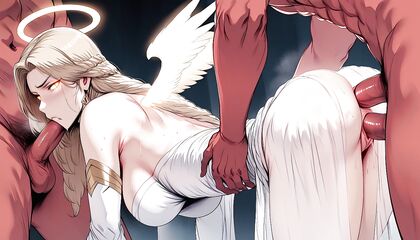 imps Bent Over for Steamy  Hentai AI Image