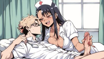Nurse Handjob Turns into Intense Hentai Pleasure Session