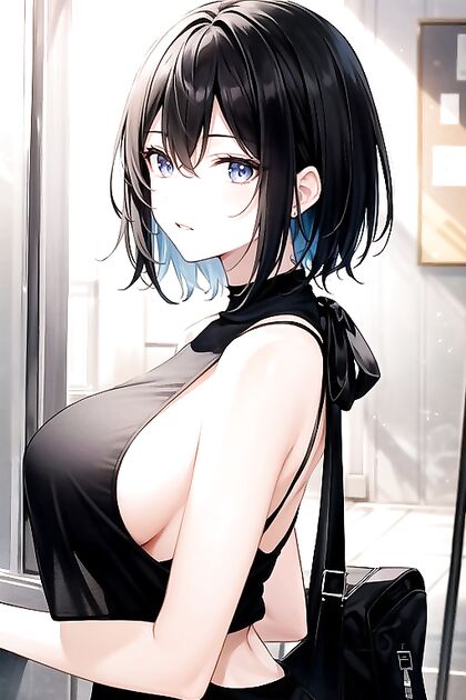 Big Breast Side Boobs in hentai Hentai AI Image Seduction