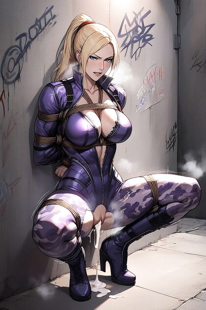 Perfect Anatomy Leaks - Erotic Graffiti Wall Art in Hentai Hentai AI Image