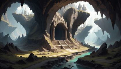 Warriors' Bones Scatter in Sealed Cave for Sinful Hentai Pleasure