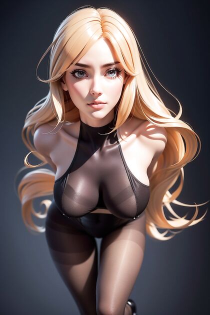 Aiz Wallenstein Seduces Girl 18+s in Pantyhose Downstairs in Full-HD Hentai AI Image